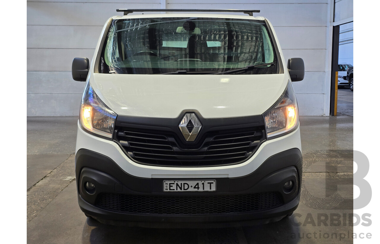 11/2019 Renault Trafic Premium SWB Low Roof X82 MY20 2d Van White Twin Turbo Diesel 1.6L