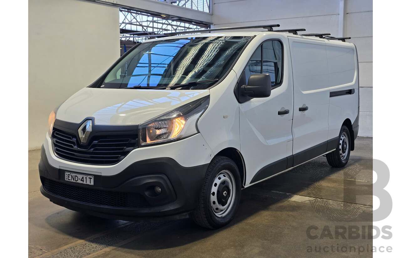11/2019 Renault Trafic Premium SWB Low Roof X82 MY20 2d Van White Twin Turbo Diesel 1.6L