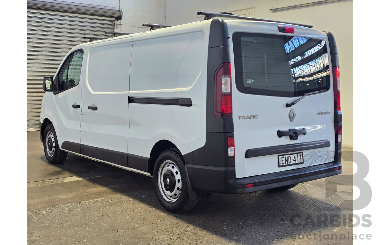 11/2019 Renault Trafic Premium SWB Low Roof X82 MY20 2d Van White Twin Turbo Diesel 1.6L