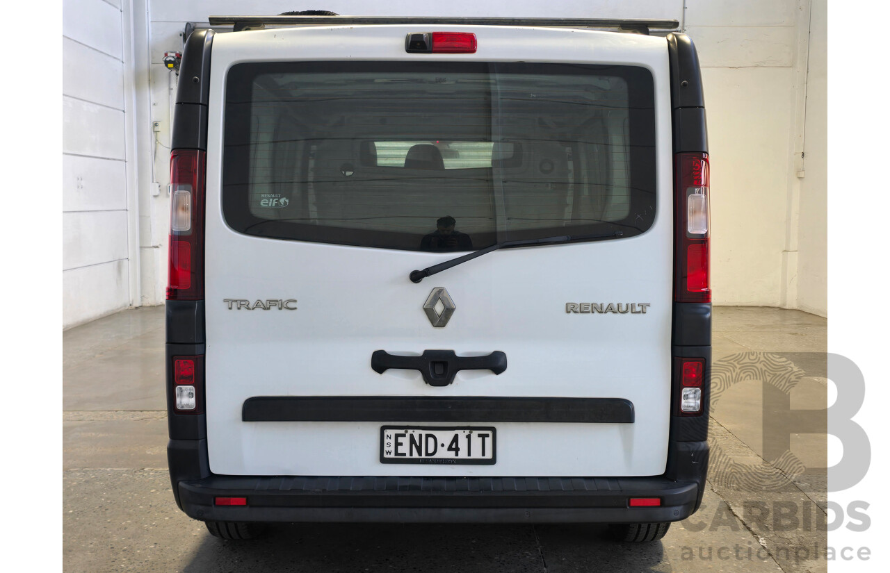 11/2019 Renault Trafic Premium SWB Low Roof X82 MY20 2d Van White Twin Turbo Diesel 1.6L