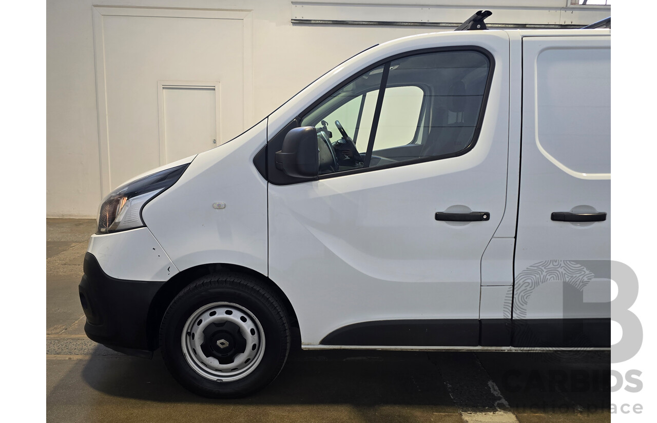 11/2019 Renault Trafic Premium SWB Low Roof X82 MY20 2d Van White Twin Turbo Diesel 1.6L
