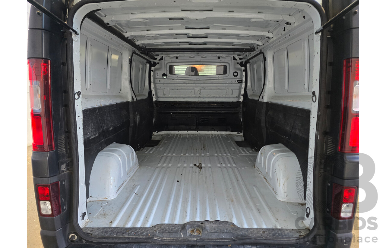 11/2019 Renault Trafic Premium SWB Low Roof X82 MY20 2d Van White Twin Turbo Diesel 1.6L
