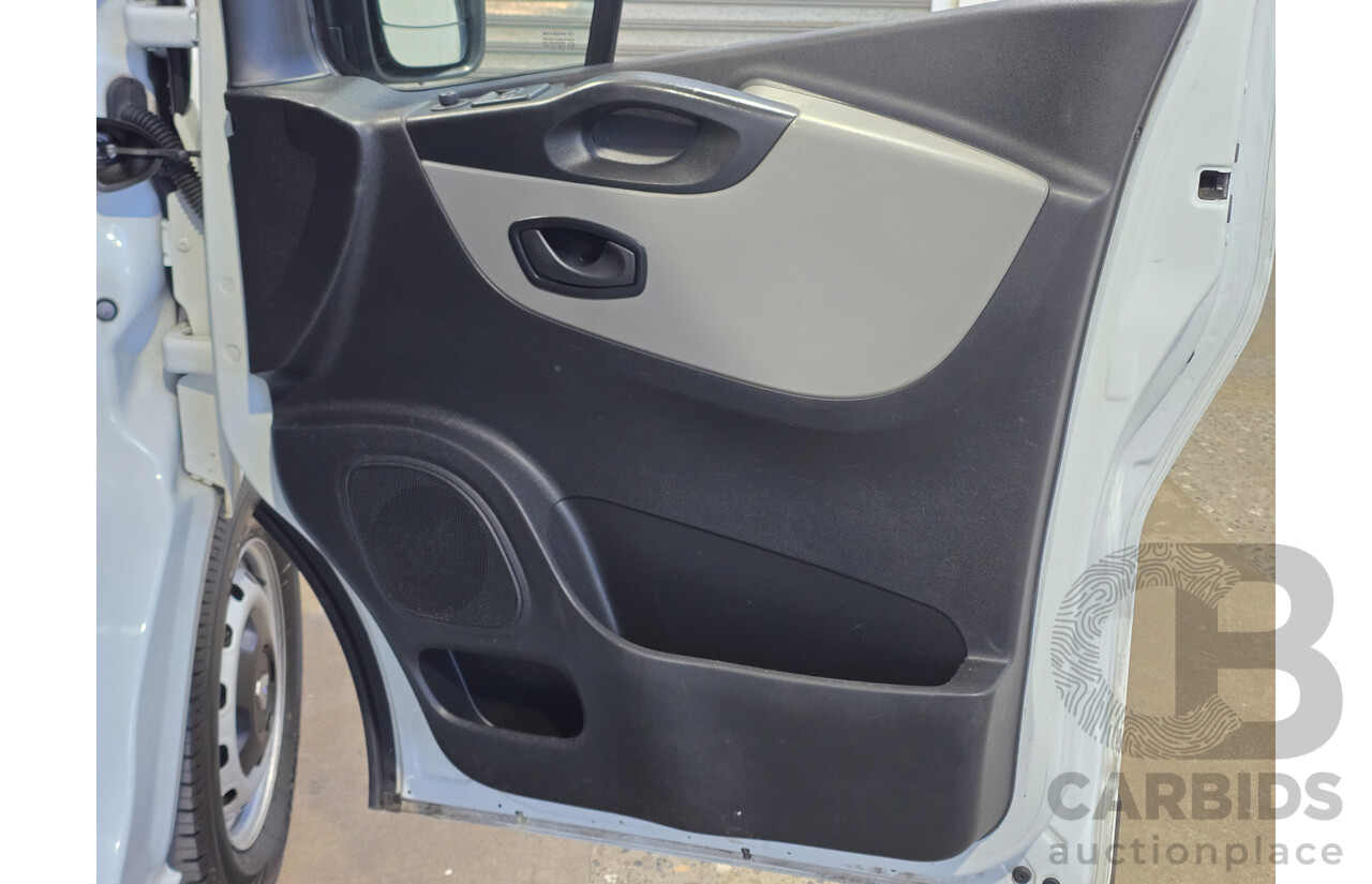 11/2019 Renault Trafic Premium SWB Low Roof X82 MY20 2d Van White Twin Turbo Diesel 1.6L
