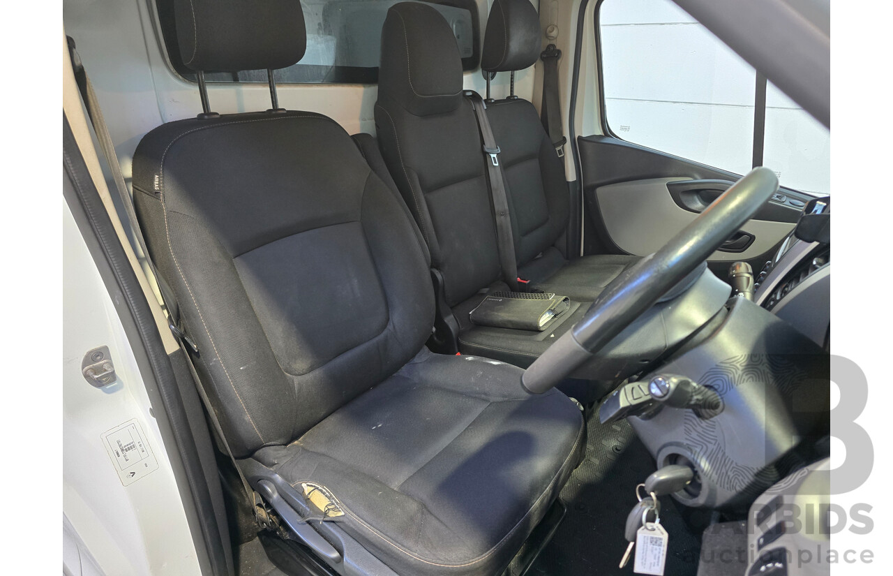 11/2019 Renault Trafic Premium SWB Low Roof X82 MY20 2d Van White Twin Turbo Diesel 1.6L