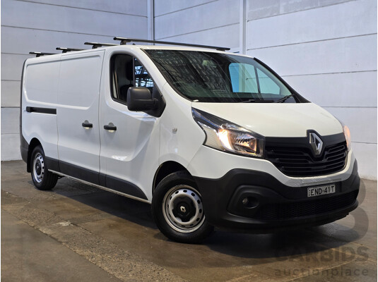 11/2019 Renault Trafic Premium LWB Low Roof X82 MY20 2d Van White Twin Turbo Diesel 1.6L