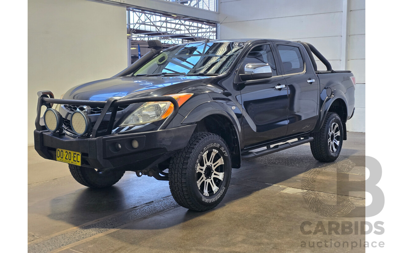 7/2015 Mazda BT-50 XTR (4x4) MY16 4d Dual Cab Utility Black Turbo Diesel 3.2L