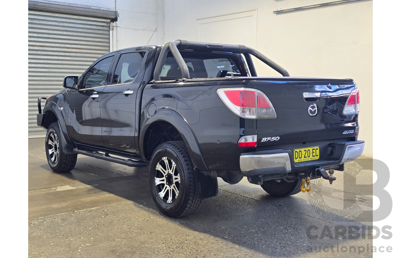 7/2015 Mazda BT-50 XTR (4x4) MY16 4d Dual Cab Utility Black Turbo Diesel 3.2L