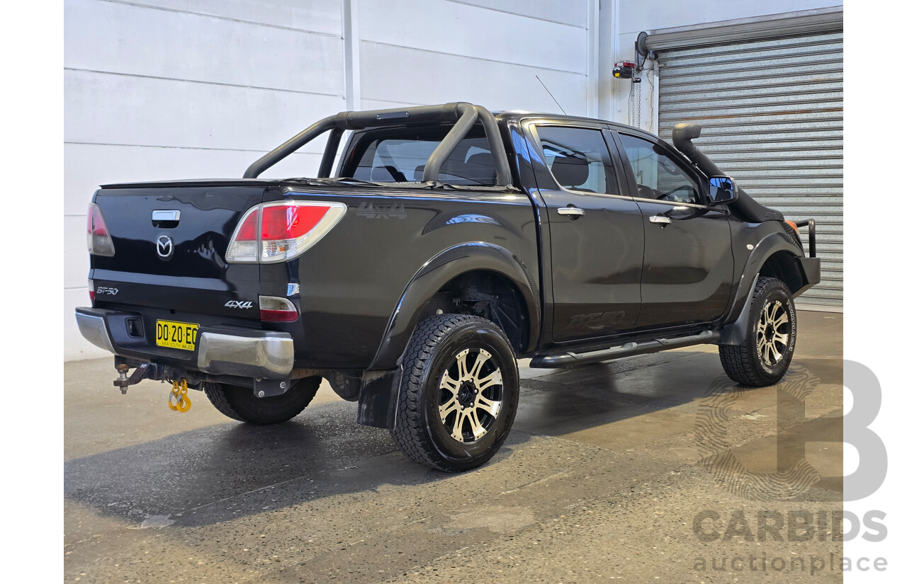 7/2015 Mazda BT-50 XTR (4x4) MY16 4d Dual Cab Utility Black Turbo Diesel 3.2L
