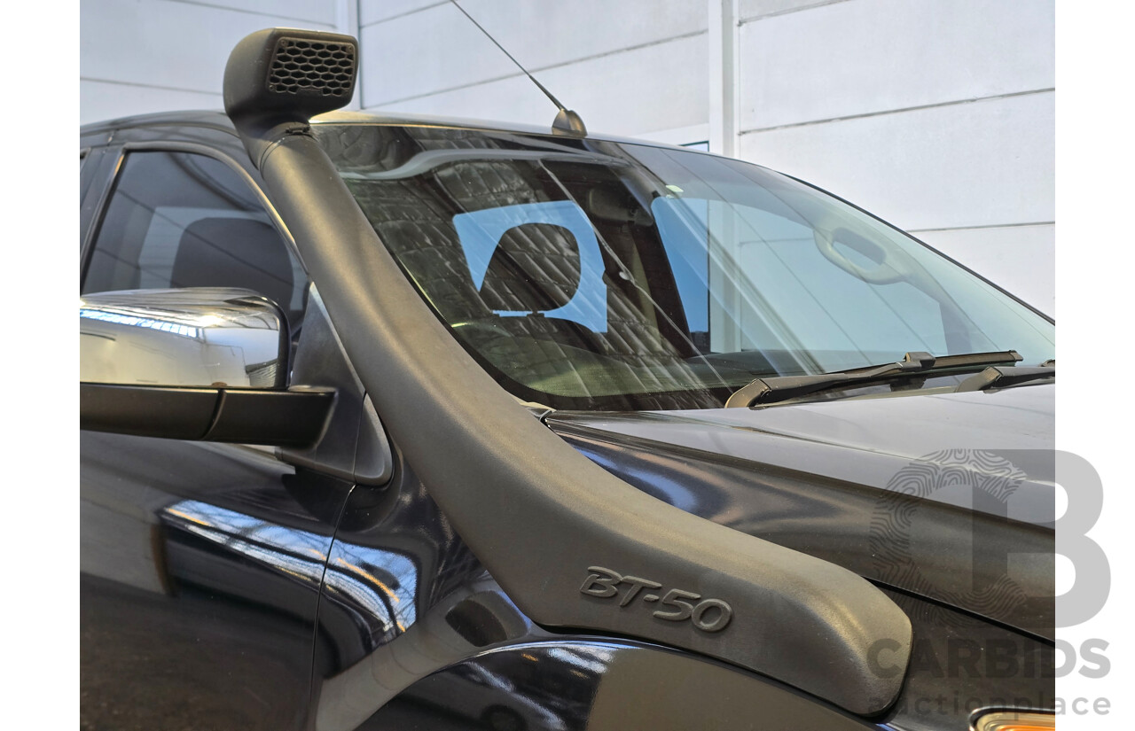 7/2015 Mazda BT-50 XTR (4x4) MY16 4d Dual Cab Utility Black Turbo Diesel 3.2L