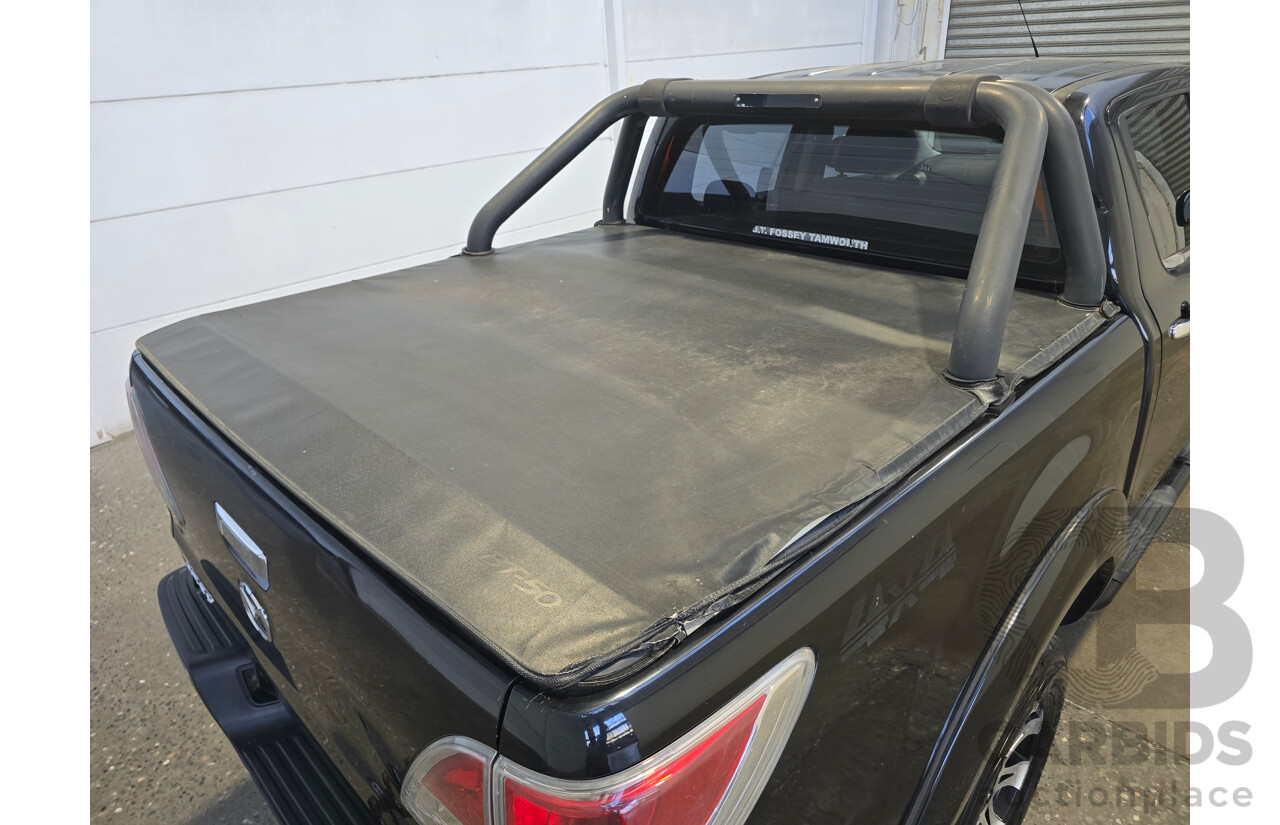 7/2015 Mazda BT-50 XTR (4x4) MY16 4d Dual Cab Utility Black Turbo Diesel 3.2L