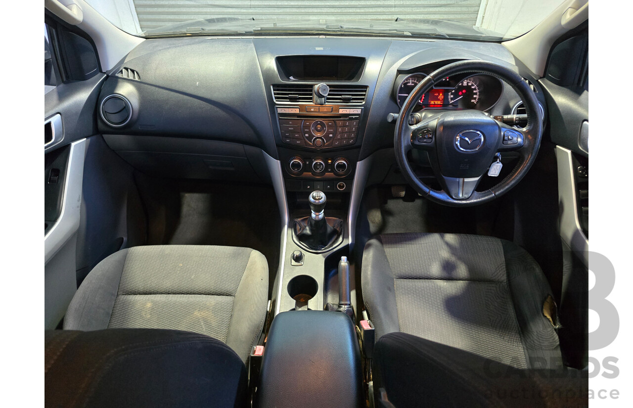 7/2015 Mazda BT-50 XTR (4x4) MY16 4d Dual Cab Utility Black Turbo Diesel 3.2L