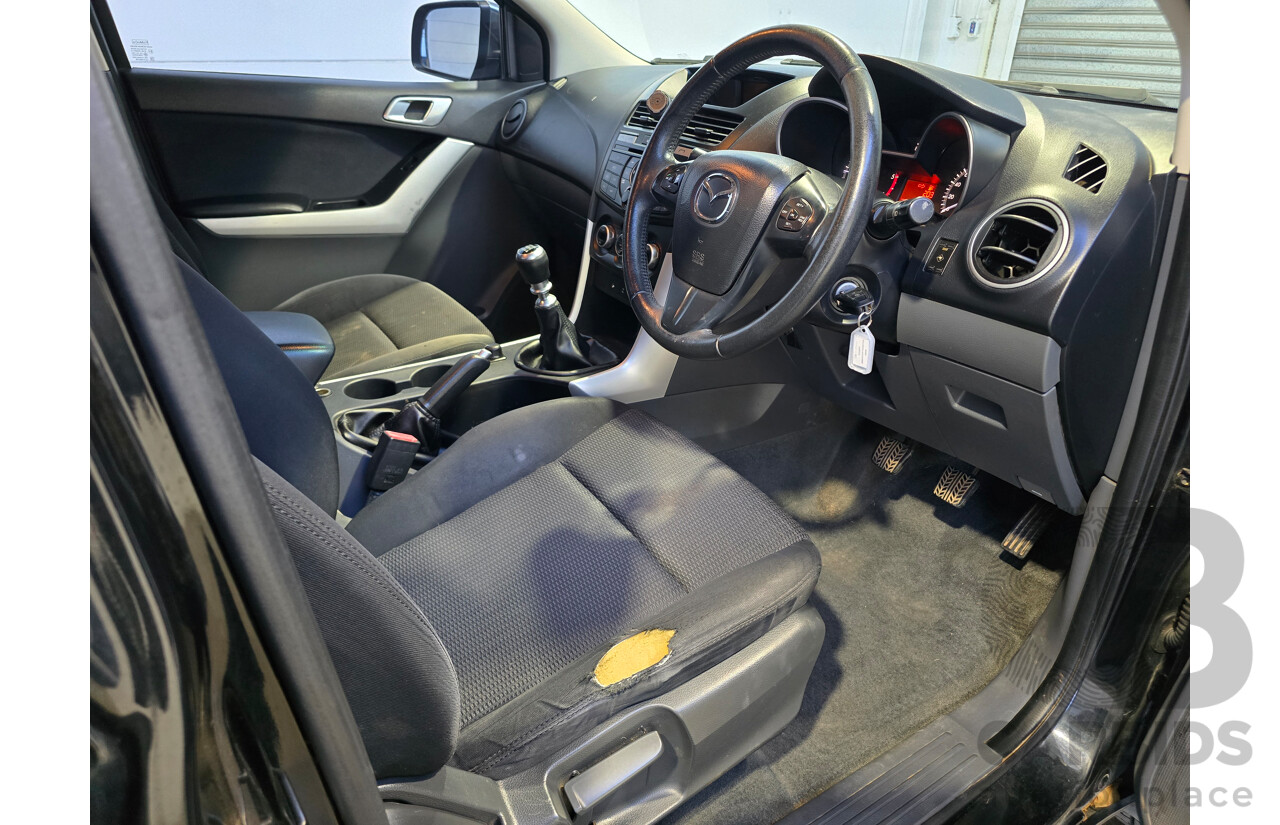 7/2015 Mazda BT-50 XTR (4x4) MY16 4d Dual Cab Utility Black Turbo Diesel 3.2L