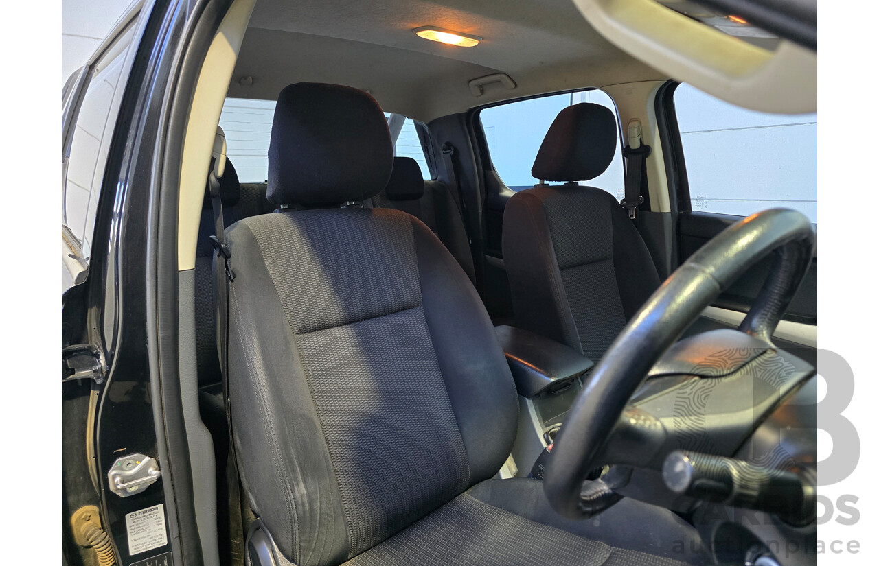 7/2015 Mazda BT-50 XTR (4x4) MY16 4d Dual Cab Utility Black Turbo Diesel 3.2L