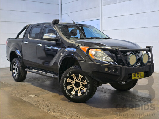 7/2015 Mazda BT-50 XTR (4x4) MY16 4d Dual Cab Utility Black Turbo Diesel 3.2L