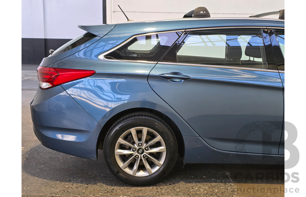 6/2015 Hyundai i40 Active VF Series 2 4d Wagon Blue Spirit Turbo Diesel 1.7L