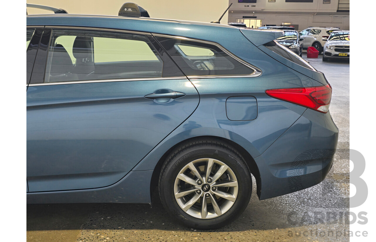 6/2015 Hyundai i40 Active VF Series 2 4d Wagon Blue Spirit Turbo Diesel 1.7L