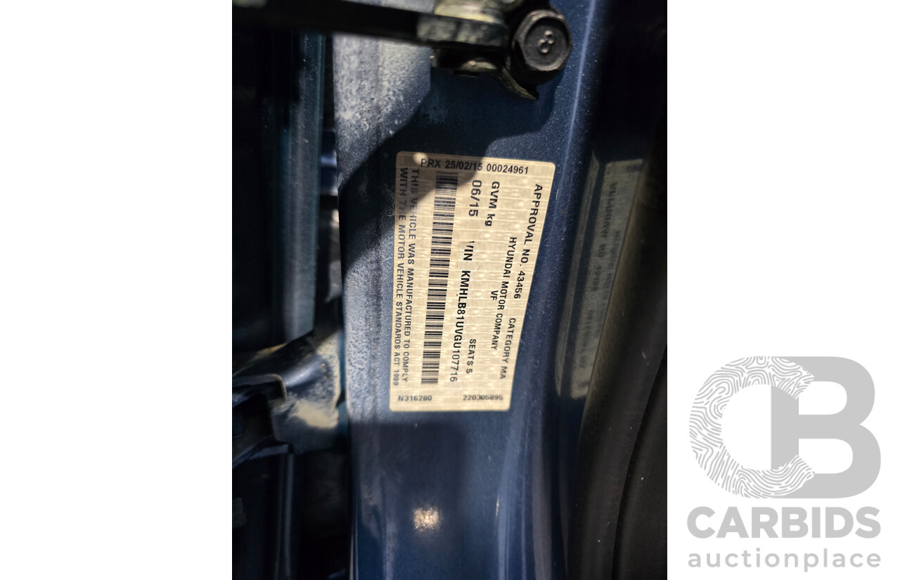 6/2015 Hyundai i40 Active VF Series 2 4d Wagon Blue Spirit Turbo Diesel 1.7L