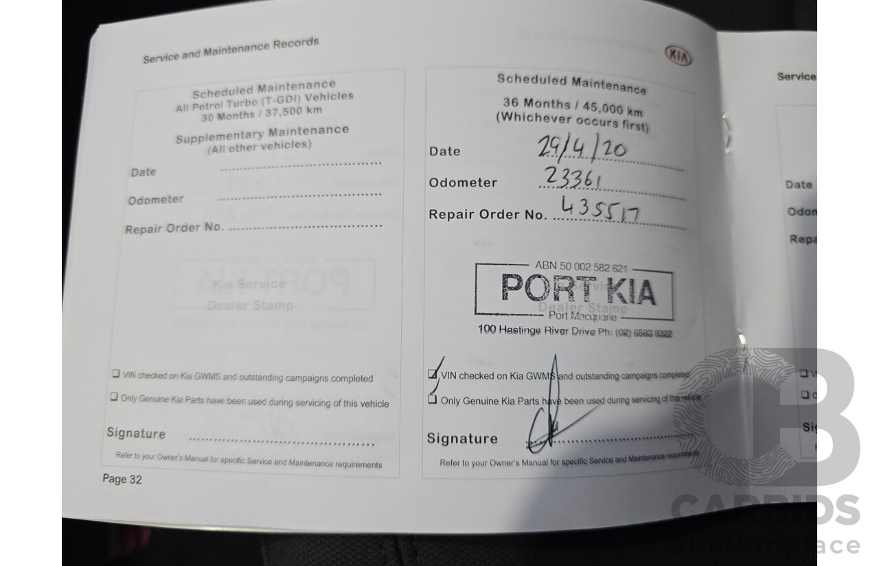6/2016 Kia Rio S UB MY16 5d Hatchback Signal Red 1.4L