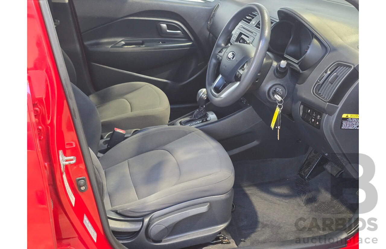 6/2016 Kia Rio S UB MY16 5d Hatchback Signal Red 1.4L