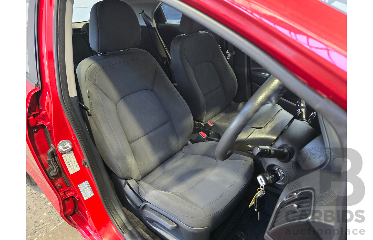 6/2016 Kia Rio S UB MY16 5d Hatchback Signal Red 1.4L