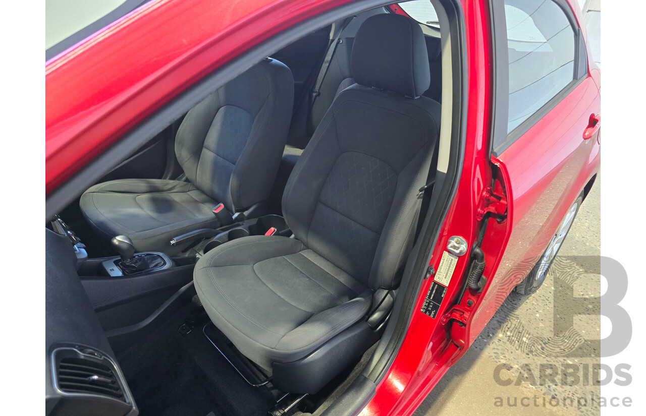 6/2016 Kia Rio S UB MY16 5d Hatchback Signal Red 1.4L