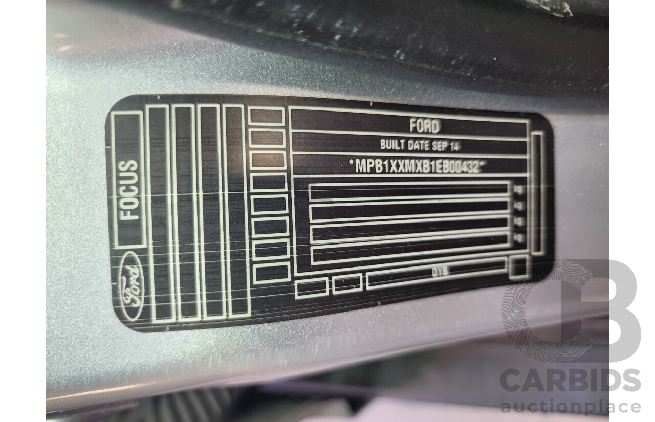 10/2014 Ford Focus Trend LW MK2 UPGRADE 5d Hatchback Silver 2.0L