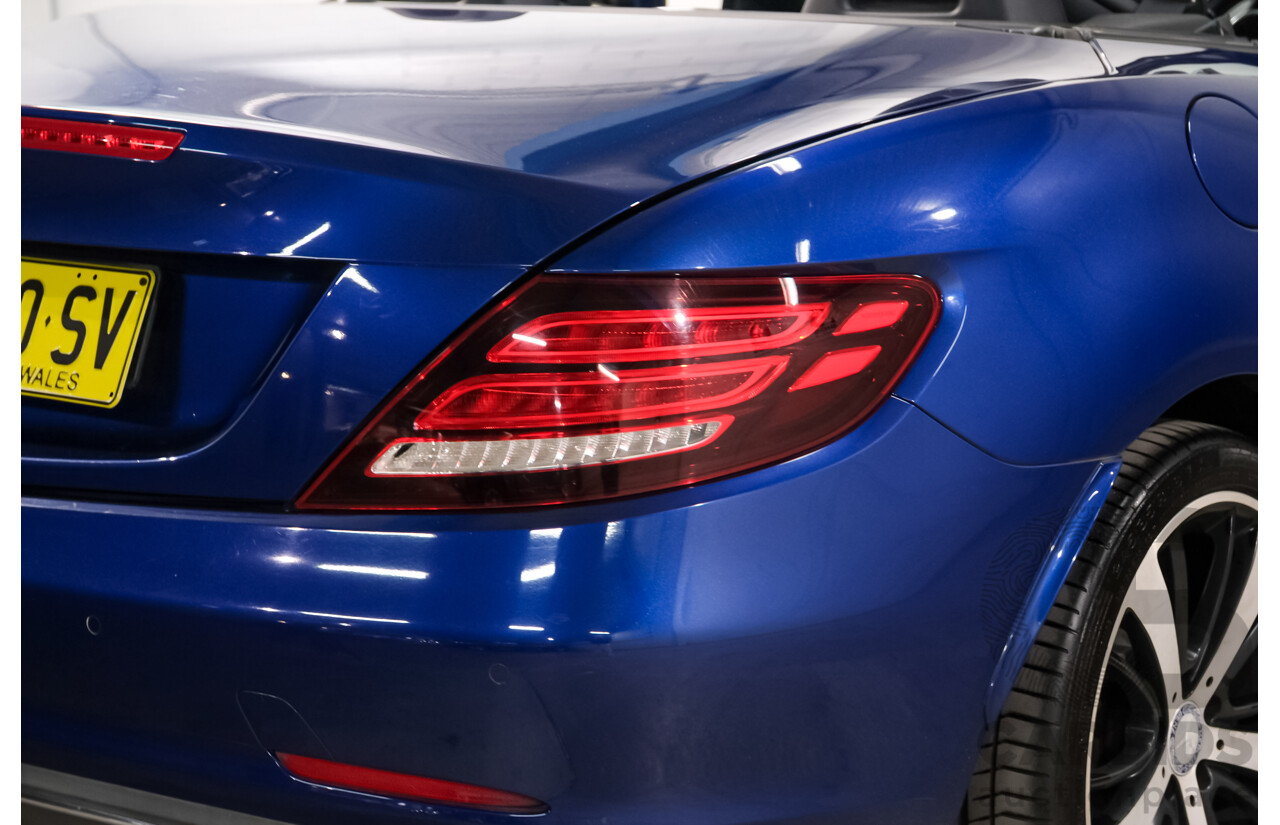 07/2016 Mercedes-Benz Slc 200 RWD 172 MY17 2D Roadster Brilliant Blue Metallic Turbo 2.0L