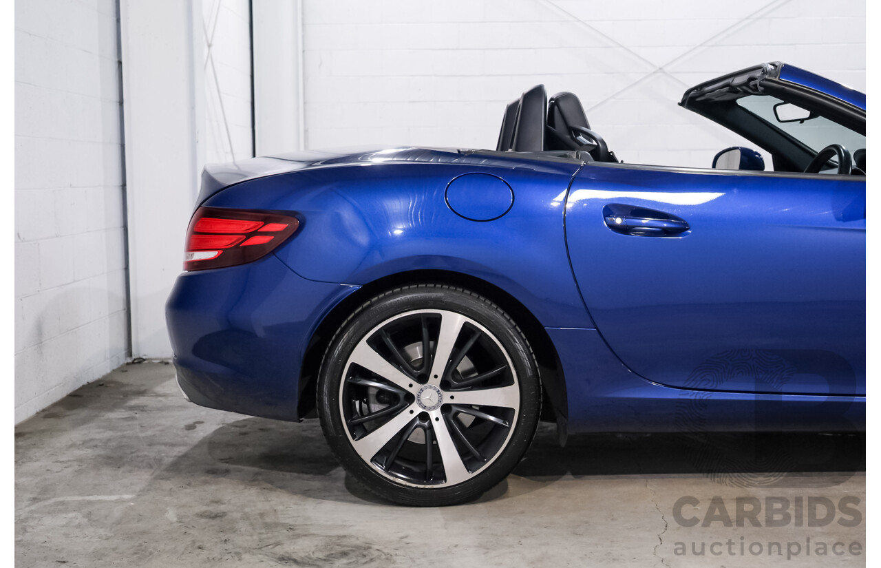 07/2016 Mercedes-Benz Slc 200 RWD 172 MY17 2D Roadster Brilliant Blue Metallic Turbo 2.0L