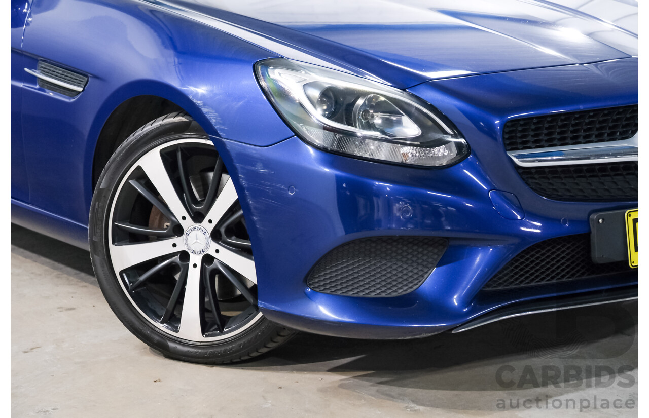 07/2016 Mercedes-Benz Slc 200 RWD 172 MY17 2D Roadster Brilliant Blue Metallic Turbo 2.0L
