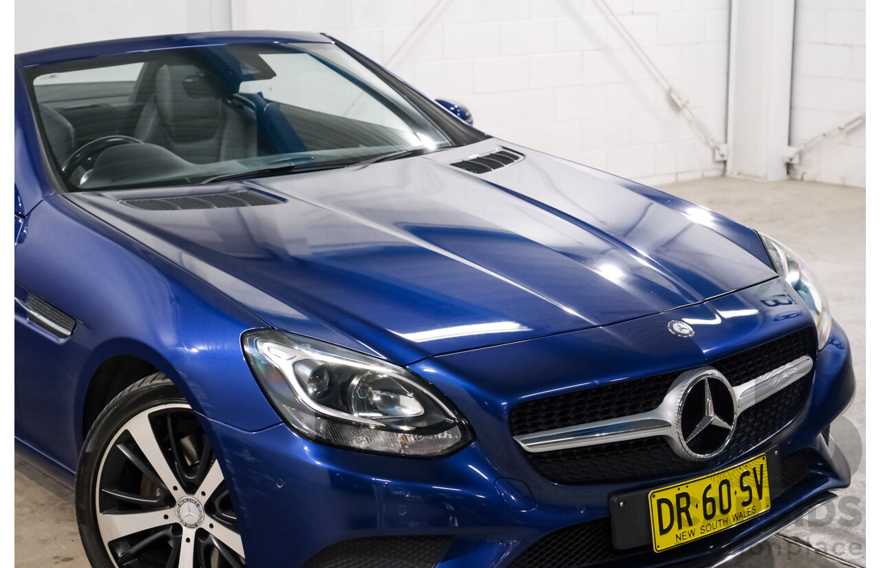 07/2016 Mercedes-Benz Slc 200 RWD 172 MY17 2D Roadster Brilliant Blue Metallic Turbo 2.0L