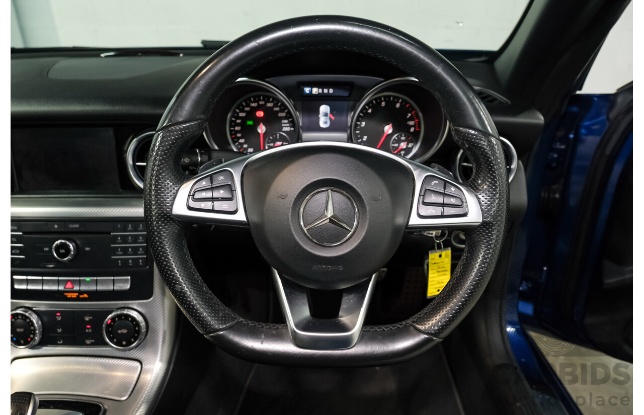 07/2016 Mercedes-Benz Slc 200 RWD 172 MY17 2D Roadster Brilliant Blue Metallic Turbo 2.0L