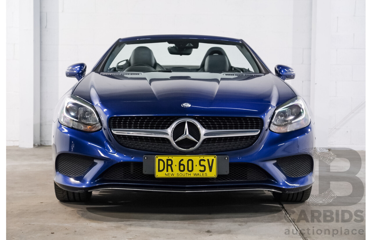 07/2016 Mercedes-Benz Slc 200 RWD 172 MY17 2D Roadster Brilliant Blue Metallic Turbo 2.0L
