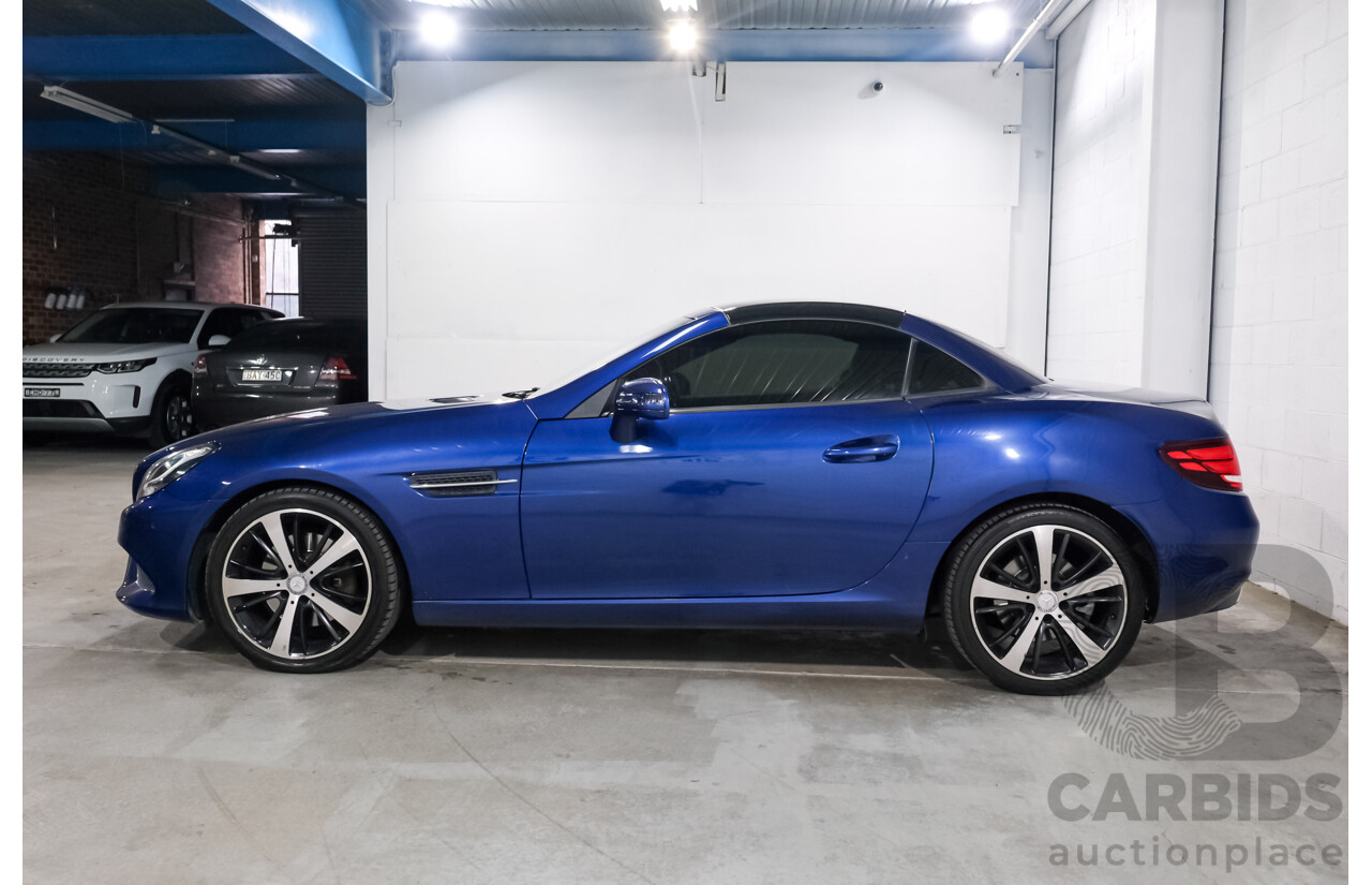 07/2016 Mercedes-Benz Slc 200 RWD 172 MY17 2D Roadster Brilliant Blue Metallic Turbo 2.0L