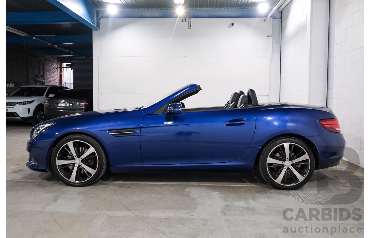 07/2016 Mercedes-Benz Slc 200 RWD 172 MY17 2D Roadster Brilliant Blue Metallic Turbo 2.0L