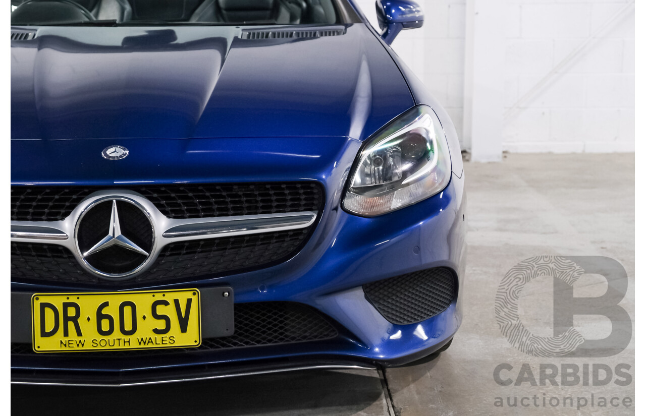 07/2016 Mercedes-Benz Slc 200 RWD 172 MY17 2D Roadster Brilliant Blue Metallic Turbo 2.0L