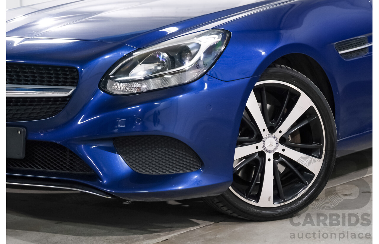 07/2016 Mercedes-Benz Slc 200 RWD 172 MY17 2D Roadster Brilliant Blue Metallic Turbo 2.0L