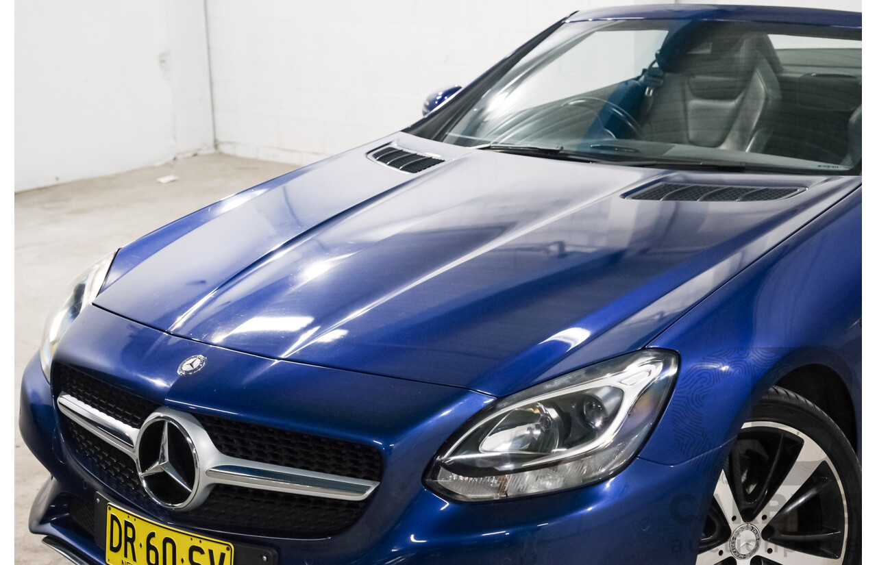 07/2016 Mercedes-Benz Slc 200 RWD 172 MY17 2D Roadster Brilliant Blue Metallic Turbo 2.0L