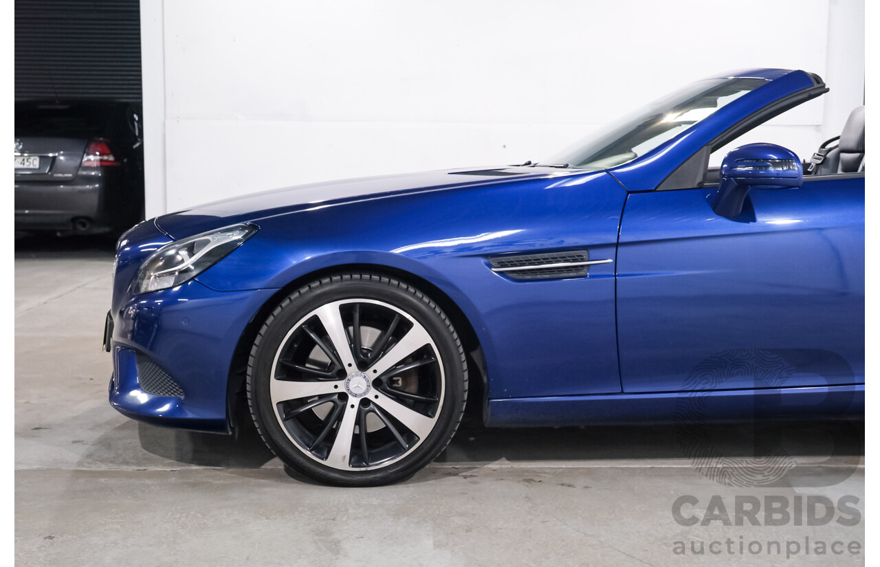 07/2016 Mercedes-Benz Slc 200 RWD 172 MY17 2D Roadster Brilliant Blue Metallic Turbo 2.0L
