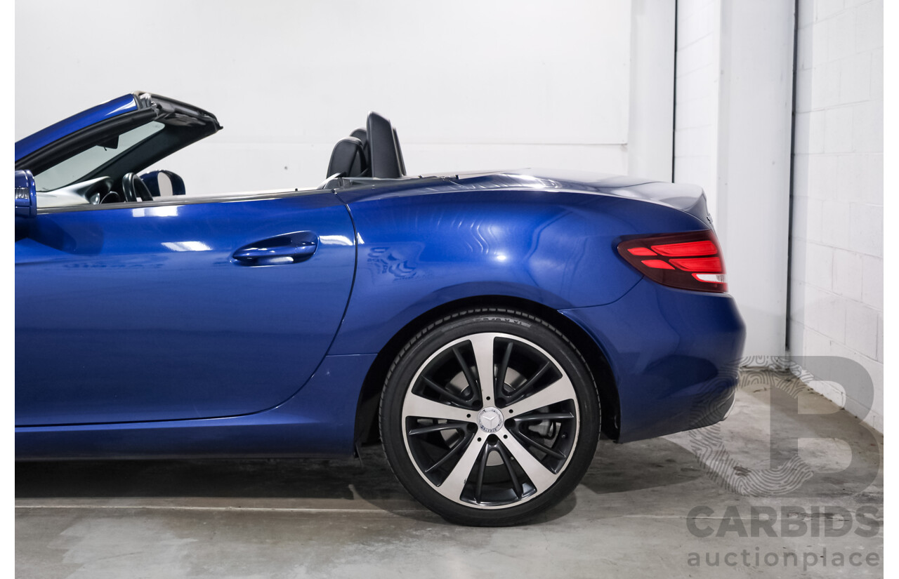 07/2016 Mercedes-Benz Slc 200 RWD 172 MY17 2D Roadster Brilliant Blue Metallic Turbo 2.0L