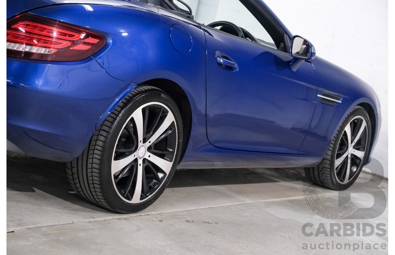 07/2016 Mercedes-Benz Slc 200 RWD 172 MY17 2D Roadster Brilliant Blue Metallic Turbo 2.0L