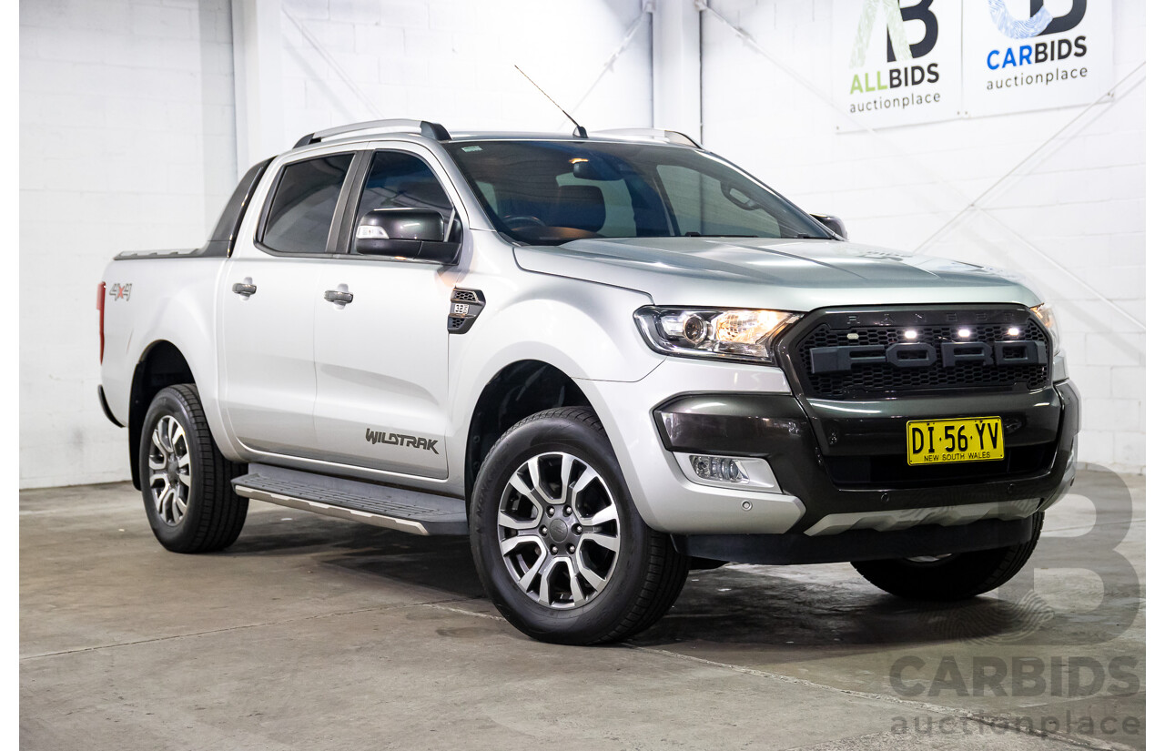 06/2018 Ford Ranger Wildtrak 3.2 (4x4) PX MKII MY18 Dual Cab P/Up Silver 3.2L