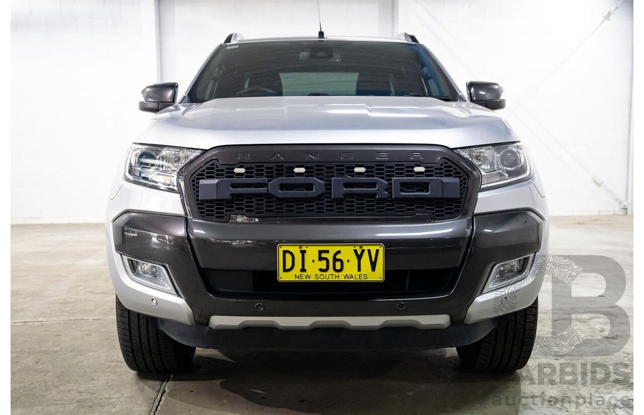 06/2018 Ford Ranger Wildtrak 3.2 (4x4) PX MKII MY18 Dual Cab P/Up Silver 3.2L