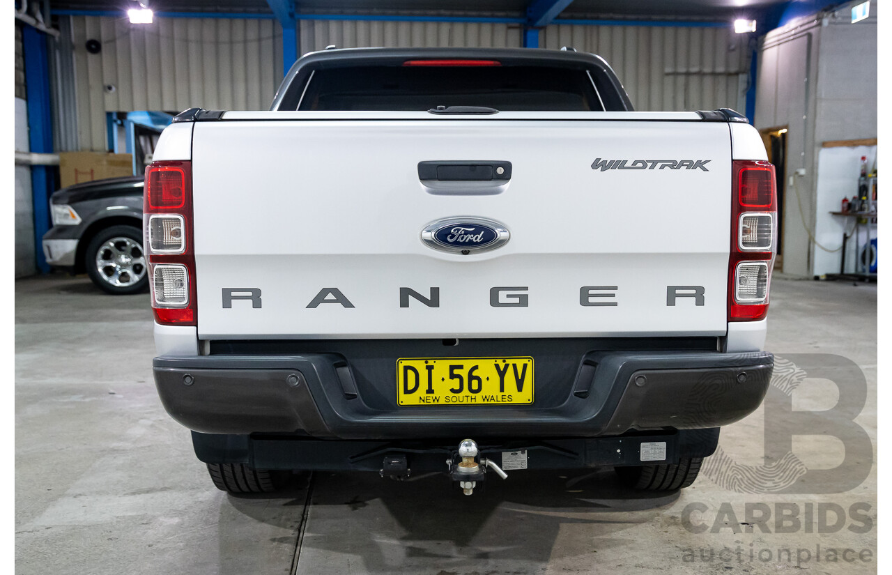 06/2018 Ford Ranger Wildtrak 3.2 (4x4) PX MKII MY18 Dual Cab P/Up Silver 3.2L