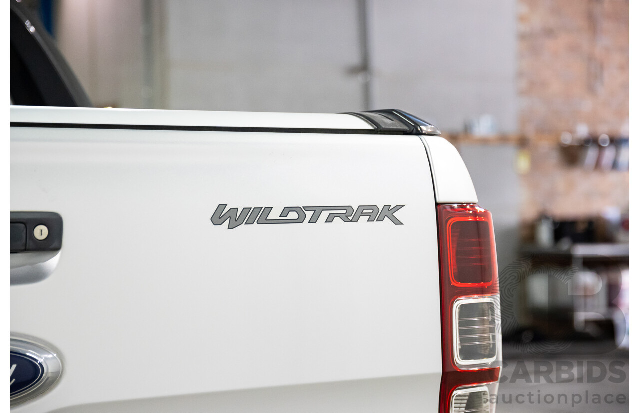 06/2018 Ford Ranger Wildtrak 3.2 (4x4) PX MKII MY18 Dual Cab P/Up Silver 3.2L