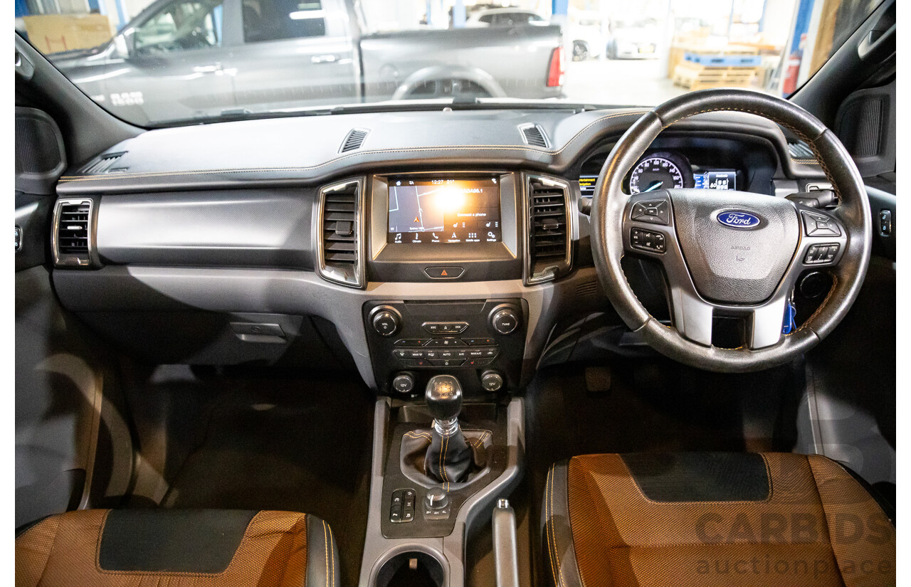 06/2018 Ford Ranger Wildtrak 3.2 (4x4) PX MKII MY18 Dual Cab P/Up Silver 3.2L