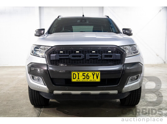 1661551 · 06/2018 Ford Ranger Wildtrak 3.2 (4x4) PX MKII MY18 Dual Cab P/Up Silver 3.2L