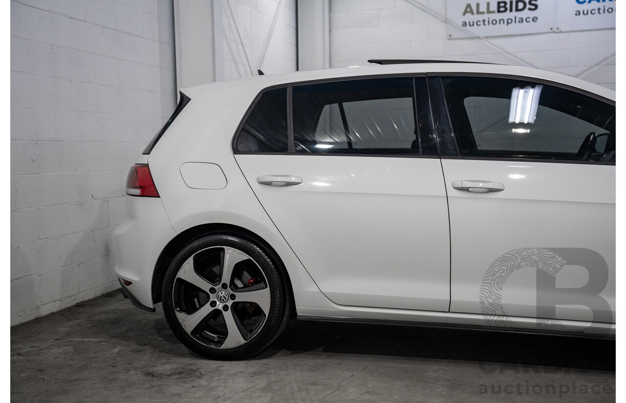 10/2015 Volkswagen Golf GTi FWD AU MY16 5D Hatchback White 2.0L