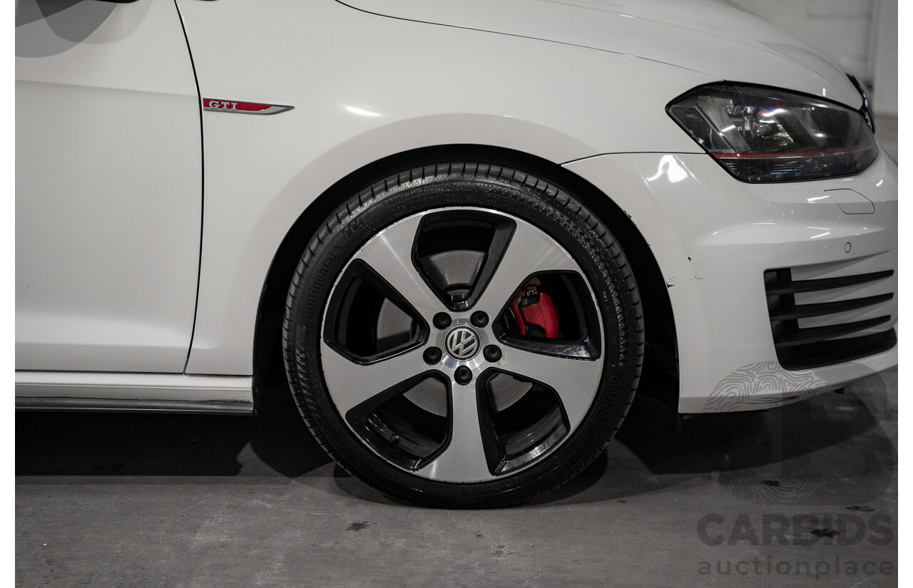 10/2015 Volkswagen Golf GTi FWD AU MY16 5D Hatchback White 2.0L