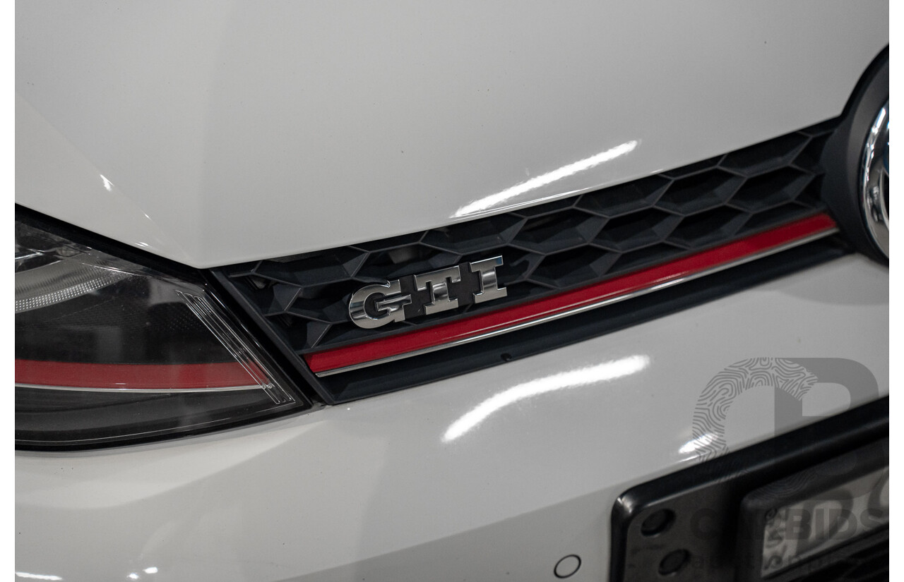 10/2015 Volkswagen Golf GTi FWD AU MY16 5D Hatchback White 2.0L