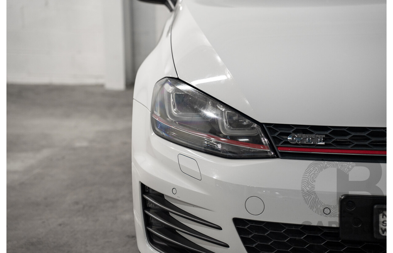 10/2015 Volkswagen Golf GTi FWD AU MY16 5D Hatchback White 2.0L